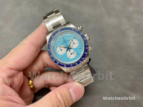 Mens Rolex Daytona-ADG Scona Edition, Ice Blue Replica Watch Image
