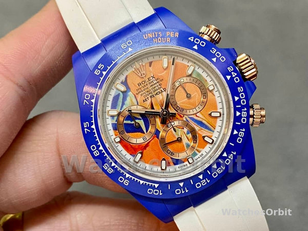 Mens Rolex Daytona AET Remould Edition Les Demoiselles DAvignon 40MM Picasso art Dial Replica Watch Image