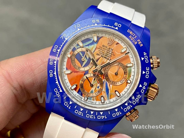 Mens Rolex Daytona AET Remould Edition Les Demoiselles DAvignon 40MM Picasso art Dial Replica Watch Image
