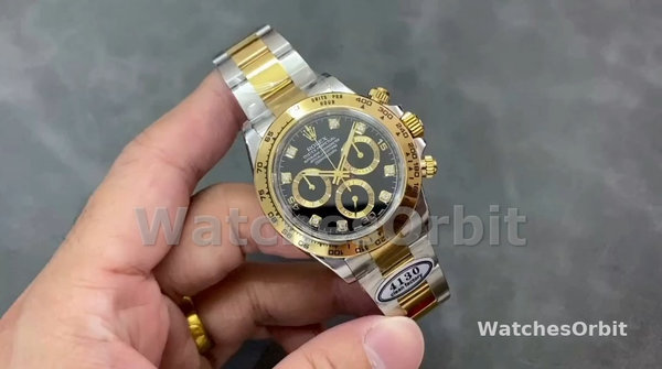 Men's Rolex Daytona 116503 Two-Tone Black Dial Oyster 40MM Men's Black Dial