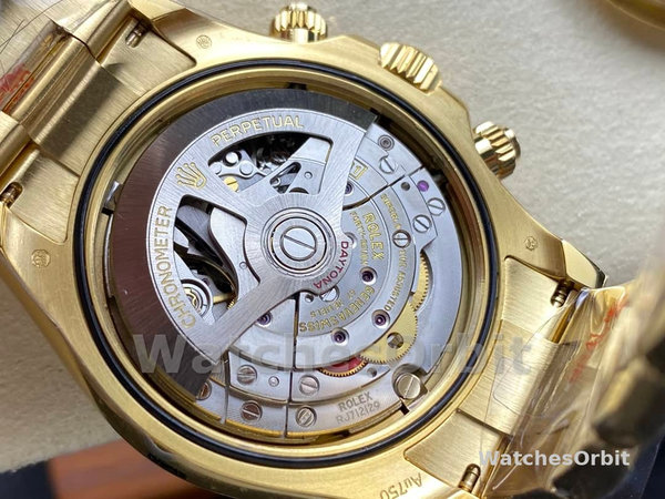 Rolex Daytona Cosmograph 126508 0003 Yellow Gold Black Dial Replica Watch