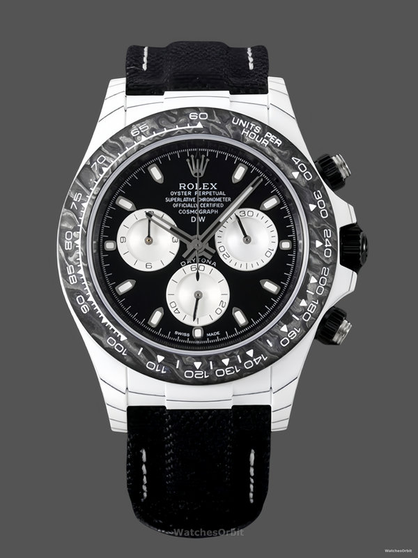 Rolex Daytona Cosmograph Carbon Fiber Luminescent Coating 40mm Black Dial Men's Watch