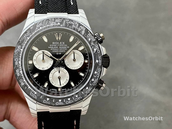 Rolex Daytona Cosmograph Carbon Fiber Luminescent Coating 40mm Black Dial Men's Watch