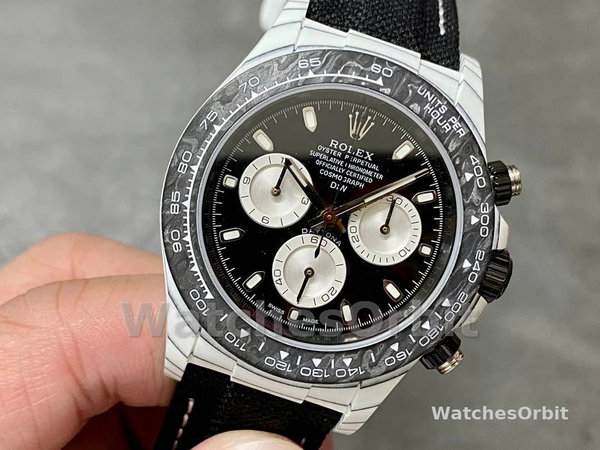Rolex Daytona Cosmograph Carbon Fiber Luminescent Coating 40mm Black Dial Men's Watch