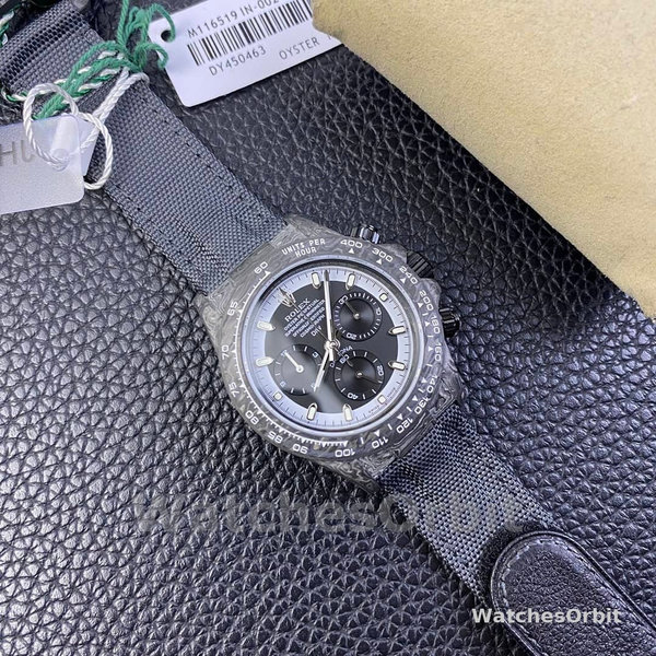 Rolex Daytona Cosmograph DIW Carbon Fiber Black Dial 40mm