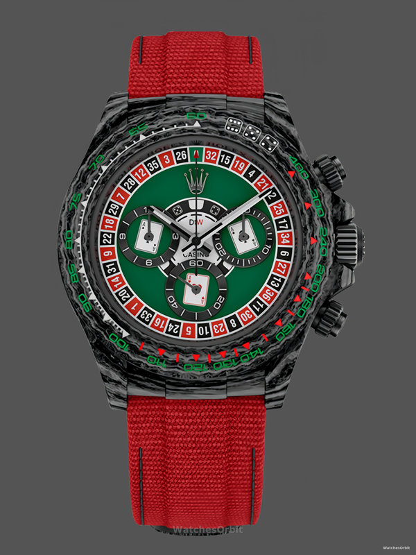 Rolex Daytona Diw Black Carbon Lucky Player (casino) 40mm Oyster