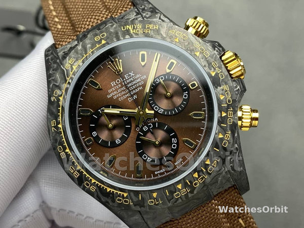 Rolex Daytona DiW Black Gold Customised NTPT Carbon Fiber 40mm