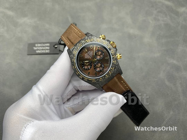 Rolex Daytona DiW Black Gold Customised NTPT Carbon Fiber 40mm