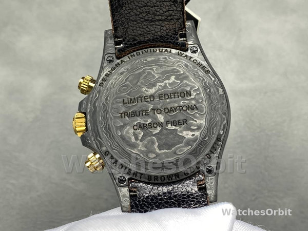 Rolex Daytona DiW Black Gold Customised NTPT Carbon Fiber 40mm