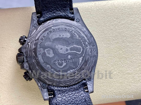Rolex Daytona DIW Carbon Fiber Skeleton Black Replica Watch