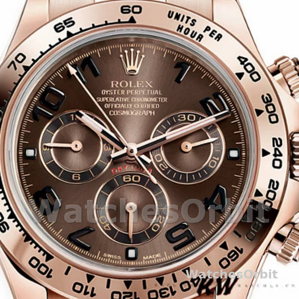 Men's Rolex Daytona-m116505, 40mm, Everose Gold, Brown Dial, Men’s Brown