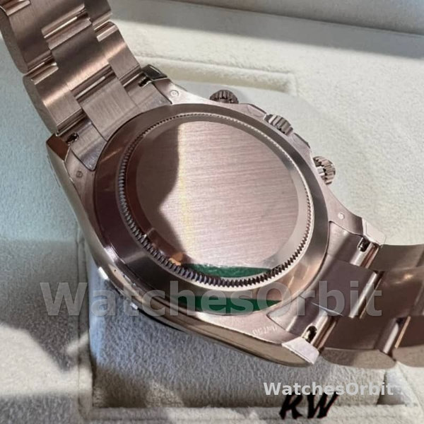 Replica Rolex Daytona-m116505, 40 mm, Oro Everose, Quadrante Grigio Meteorite, Uomo, Grigio Meteorite