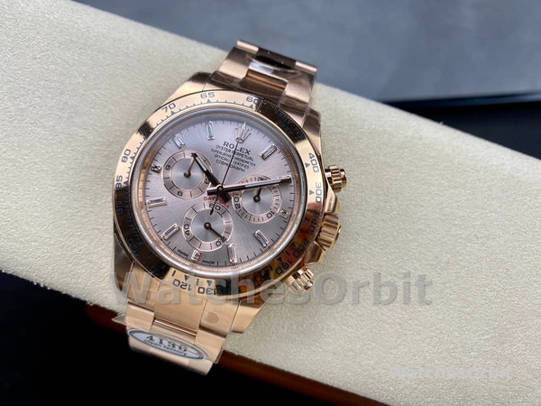 Mens Rolex Daytona-m116505, 40mm, Everose Gold, Sundust Pink Dial, Men’s Sundust Pink Replica Watch Image