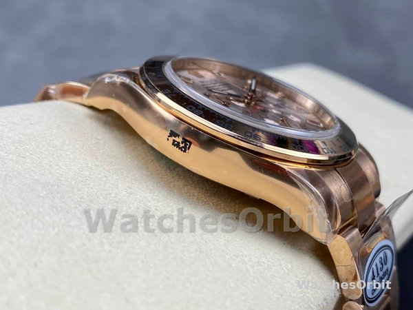 Mens Rolex Daytona-m116505, 40mm, Everose Gold, Sundust Pink Dial, Men’s Sundust Pink Replica Watch Image