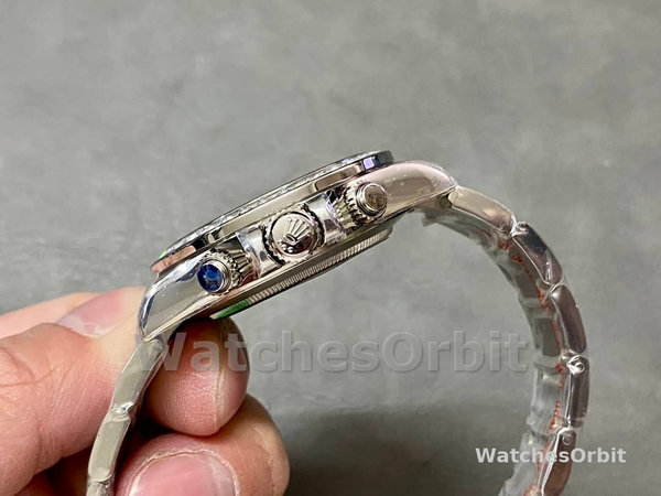 Replica Rolex Daytona-116576TBR, Platino, Quadrante blu ghiaccio, Quadrante blu ghiaccio, Uomo