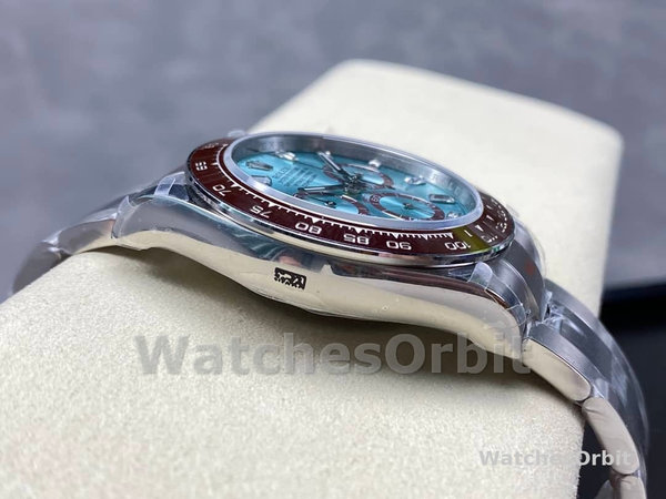 Replica Rolex Platinum Cosmograph Daytona Ice Blue Ice Blue Diamond Baguette Mark 126506 0002 Robuste Qualität