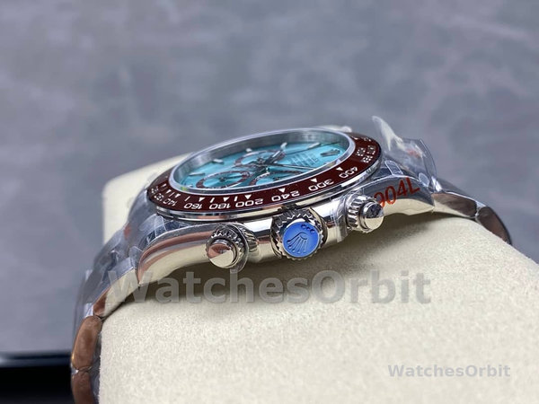 Replica Rolex Platinum Cosmograph Daytona Ice Blue Index Dial Oyster Bracelet 126506 0001 Robuste Qualität