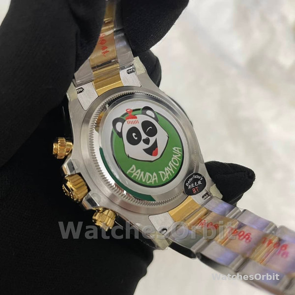 Rolex Two Tone Daytona 126503 0002 Black Diamond Replica Watch