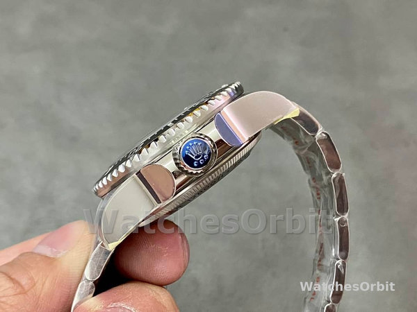 Replica Rolex Deepsea 44mm Uomo-126660-Dal quadrante nero-Oyster acciaio nero
