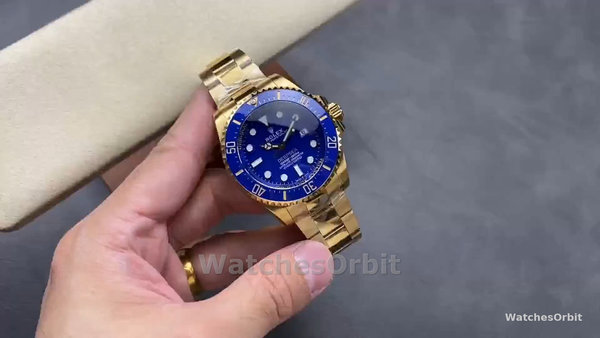 Men's Rolex Deepsea-136668LB, 2024 Release, Gold, Blue Dial Blue