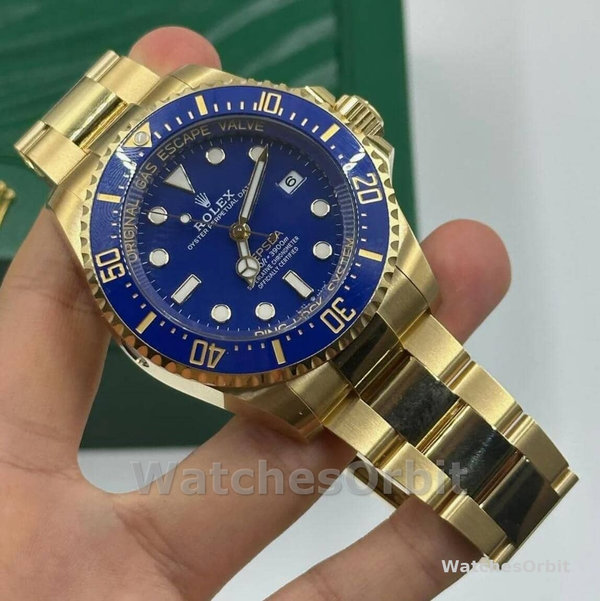 Mens Rolex Deepsea-136668LB, 2024 Release, Gold, Blue Dial Blue Replica Watch Image