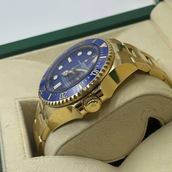 Mens Rolex Deepsea-136668LB, 2024 Release, Gold, Blue Dial Blue Replica Watch Image