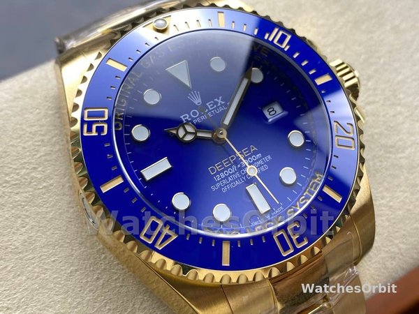 Mens Rolex Deepsea-136668LB, 2024 Release, Gold, Blue Dial Blue Replica Watch Image