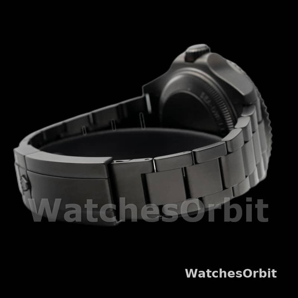 Replica Rolex Sea-Dweller Deepsea 44 mm Uomo-116660-Acciaio inossidabile rivestito in PVD/DLC-Comparto blu Blu