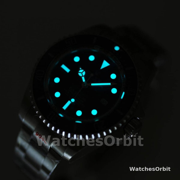 Replica Rolex Sea-Dweller Deepsea 44mm Uomo-136660 0005-Acciaio inossidabile-Comparatore nero/Blu Blu Blu
