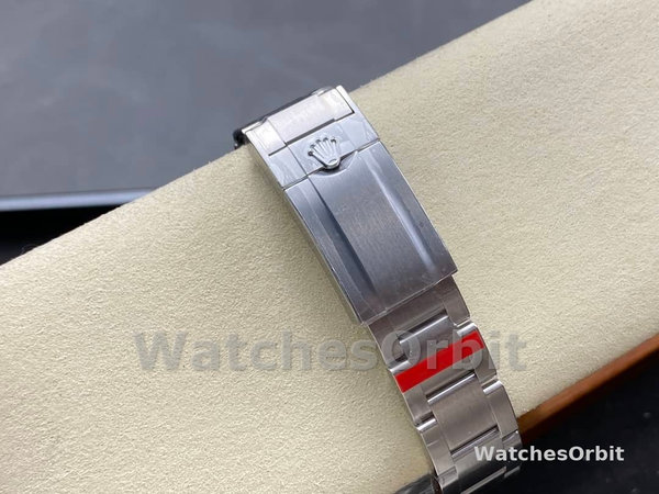 Replica Rolex Explorer-124270 0001 unisex, 36 mm, acciaio inossidabile, quadrante nero Nero