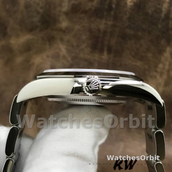 Replica Rolex Explorer-214270 da uomo, 39 mm, acciaio inossidabile, quadrante nero luminoso, nero da uomo