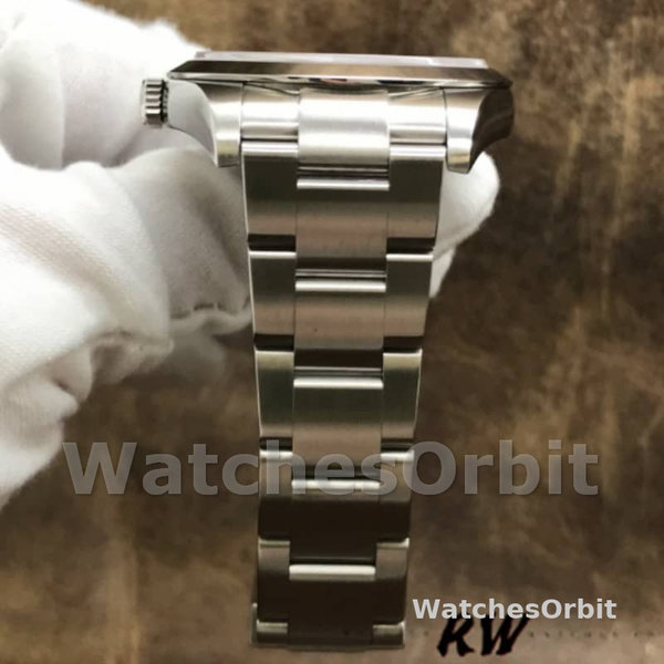 Replica Rolex Explorer-214270 da uomo, 39 mm, acciaio inossidabile, quadrante nero luminoso, nero da uomo