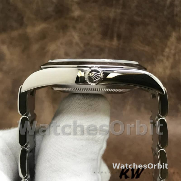 Replica Rolex Explorer 39 mm Uomo-214270-Acciaio inossidabile-Comparto nero Nero