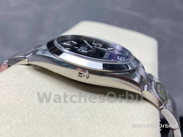 Replica Rolex Explorer-224270 da uomo, 40 mm, acciaio inossidabile, quadrante nero, nero