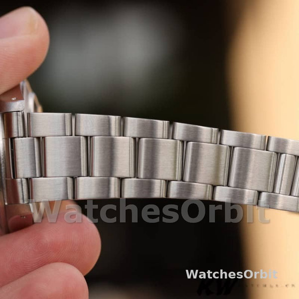 Replica Rolex Explorer II 39 mm Uomo-16550-Acciaio inossidabile-Comparto nero Nero