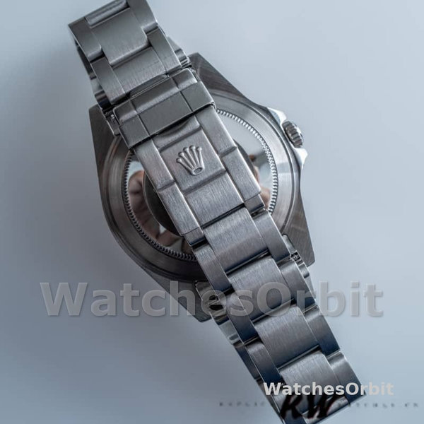 Replica Rolex Explorer II 40 mm Uomo-16570-Acciaio inossidabile-Comparto nero Nero
