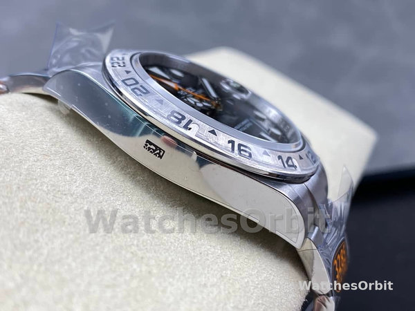 Replica Rolex Explorer II 42mm Uomo-m226570 0002-Acciaio inossidabile-Comparatore nero Nero
