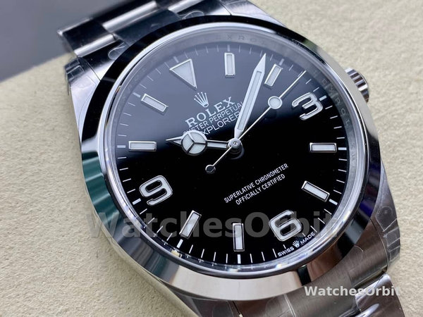 Rolex Explorer SRL156 14270 Stainless Steel Black Dial 36MM Mens Replica Watch