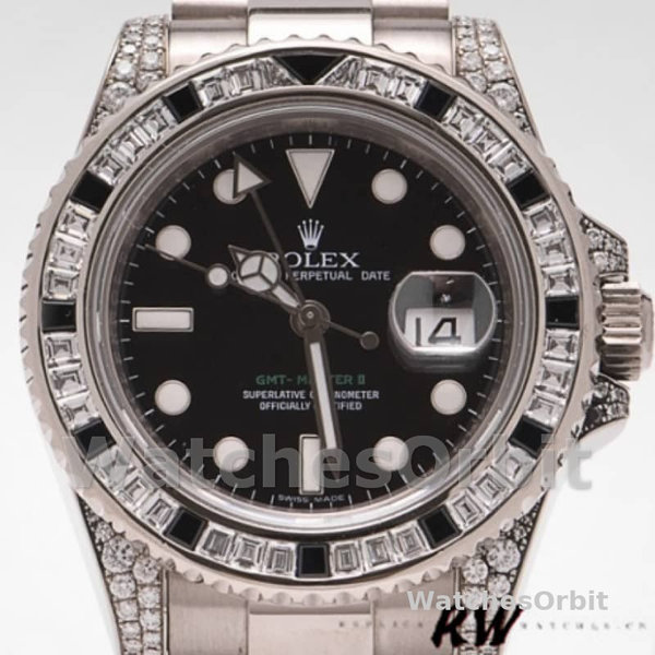 Replica Rolex GMT-Master II 40mm Heren-116759SANR-Zwarte Wijzerplaat Zwart