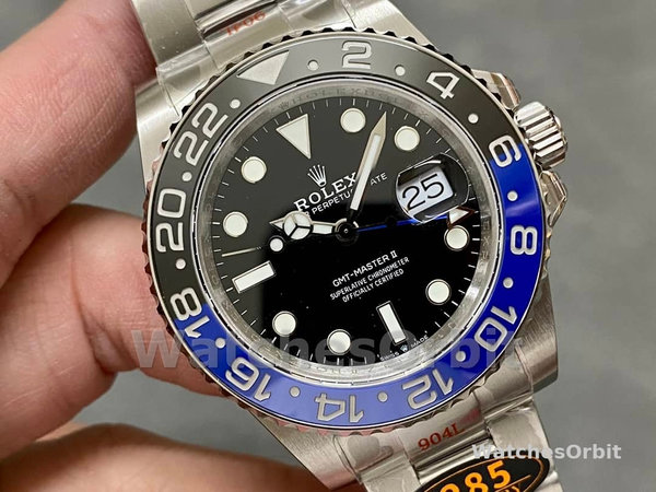 Rolex GMT-Master II 126710BLNR 0003 Black Dial Stainless Steel 40MM Mens Replica Watch