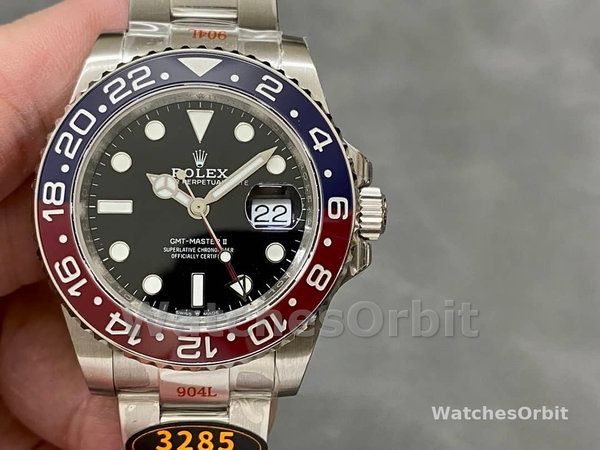 Replica Heren Rolex GMT-Master II-126710BLRO 0002, Zwart