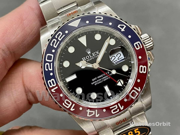 Replica Heren Rolex GMT-Master II-126710BLRO 0002, Zwart