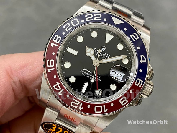Replica Heren Rolex GMT-Master II-126710BLRO 0002, Zwart