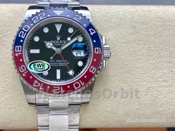 Replica Heren Rolex GMT-Master II-126710BLRO 0002, Zwart