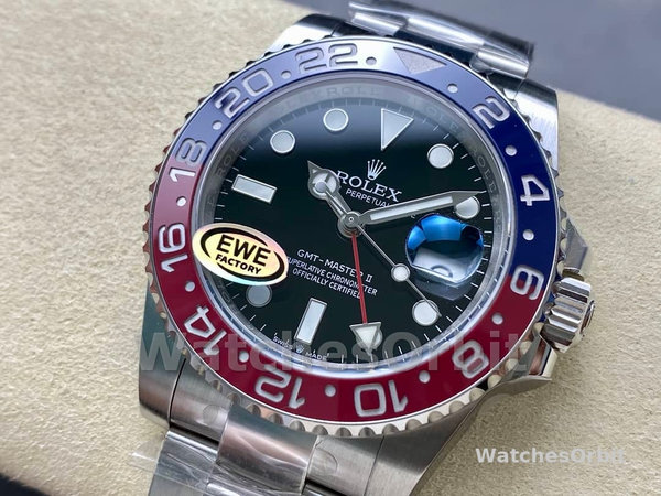 Replica Heren Rolex GMT-Master II-126710BLRO 0002, Zwart