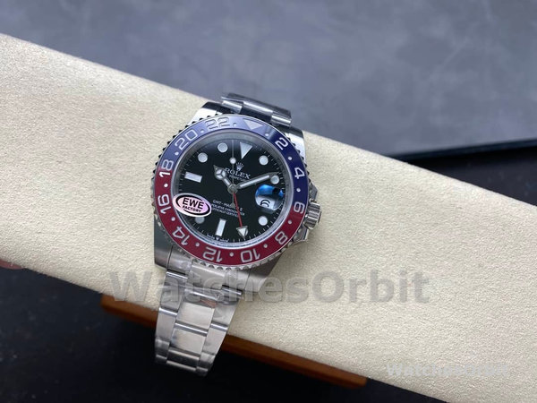 Replica Heren Rolex GMT-Master II-126710BLRO 0002, Zwart