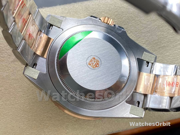 Replica Heren Rolex GMT-Master II-126711CHNR, 40mm, Zwarte Wijzerplaat, Heren Zwart