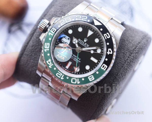 Replica Rolex GMT-Master II 126720 VTNR Black Dial 40MM Herren Replica Uhr Präzise Verarbeitung