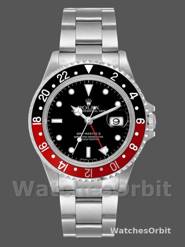 Rolex GMT-Master II 16710 Black Dial Black Red Coke Bezel 40MM Mens Replica Watch