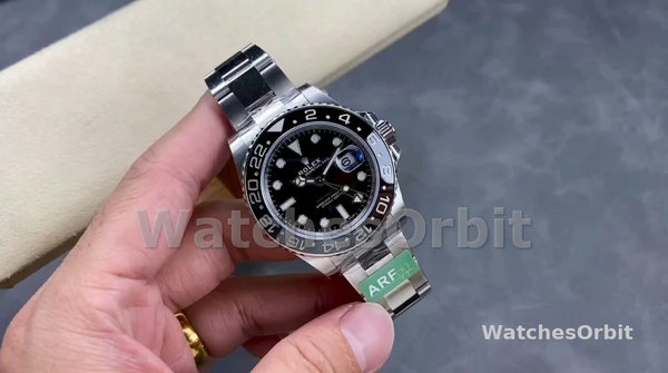 Men's Rolex GMT-Master II 40mm Black Bezel 116710LN Men's Timepiece Black Dial